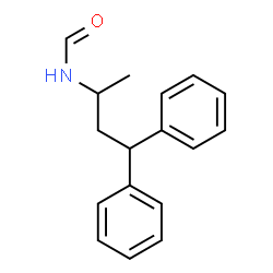 ChemSpider 2D Image | N-(4,4-Diphenyl-2-butanyl)formamide | C17H19NO