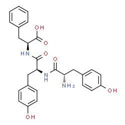 ChemSpider 2D Image | L-Tyrosyl-L-tyrosyl-L-phenylalanine | C27H29N3O6