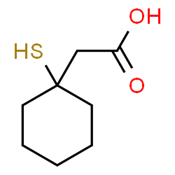 ChemSpider 2D Image | (1-Sulfanylcyclohexyl)acetic acid | C8H14O2S