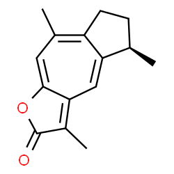 ChemSpider 2D Image | guai-1(10),5,7(11),8-tetradien-12,8-olide | C15H16O2