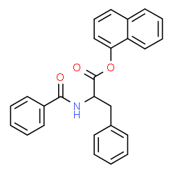 ChemSpider 2D Image | 1-Naphthyl N-benzoylphenylalaninate | C26H21NO3