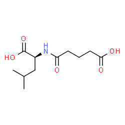 ChemSpider 2D Image | N-(4-Carboxybutanoyl)-L-leucine | C11H19NO5