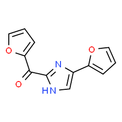 ChemSpider 2D Image | 2-Furyl[4-(2-furyl)-1H-imidazol-2-yl]methanone | C12H8N2O3