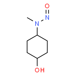 ChemSpider 2D Image | 4-(Methylnitrosoamino)cyclohexanol | C7H14N2O2