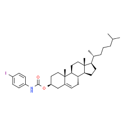 ChemSpider 2D Image | (3beta)-Cholest-5-en-3-yl (4-iodophenyl)carbamate | C34H50INO2