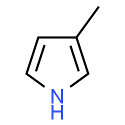 ChemSpider 2D Image | 3-Methylpyrrole | C5H7N