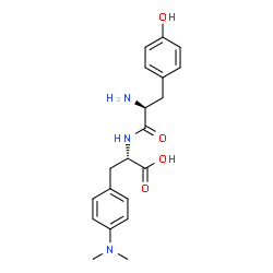 ChemSpider 2D Image | L-Tyrosyl-4-(dimethylamino)-L-phenylalanine | C20H25N3O4