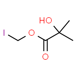ChemSpider 2D Image | Iodomethyl 2-hydroxy-2-methylpropanoate | C5H9IO3
