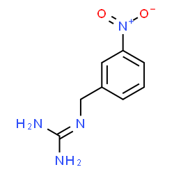 ChemSpider 2D Image | 2-(3-Nitrobenzyl)guanidine | C8H10N4O2