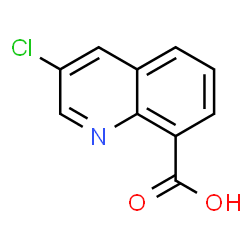 ChemSpider 2D Image | 3-Chloro-8-quinolinecarboxylic acid | C10H6ClNO2