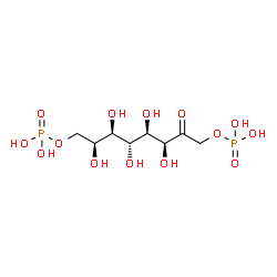 ChemSpider 2D Image | D-glycero-D-altro-octulose-1,8-bisphosphate | C8H18O14P2
