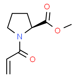 ChemSpider 2D Image | Methyl 1-acryloyl-L-prolinate | C9H13NO3