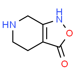 ChemSpider 2D Image | 4,5,6,7-Tetrahydro[1,2]oxazolo[3,4-c]pyridin-3(1H)-one | C6H8N2O2