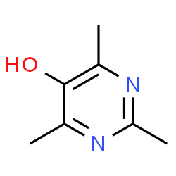ChemSpider 2D Image | 2,4,6-Trimethyl-5-pyrimidinol | C7H10N2O