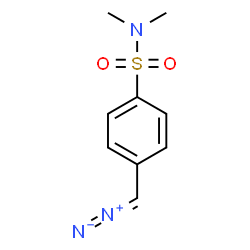 ChemSpider 2D Image | 4-(Diazomethyl)-N,N-dimethylbenzenesulfonamide | C9H11N3O2S
