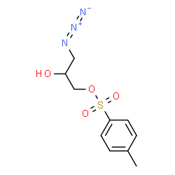 ChemSpider 2D Image | 1-Azido-2-hydroxy-3-tosyloxypropane | C10H13N3O4S