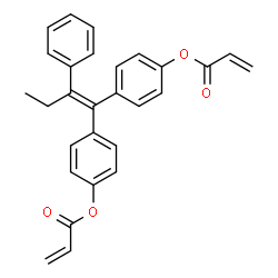 ChemSpider 2D Image | (2-Phenyl-1-butene-1,1-diyl)di-4,1-phenylene bisacrylate | C28H24O4