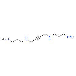ChemSpider 2D Image | N,N'-Bis(3-aminopropyl)-2-butyne-1,4-diamine | C10H22N4