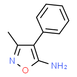ChemSpider 2D Image | 3-methyl-4-phenylisoxazol-5-amine | C10H10N2O