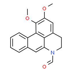 ChemSpider 2D Image | N-Demethyl-N-formyldehydronuciferine | C19H17NO3
