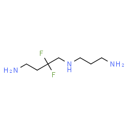 ChemSpider 2D Image | 1,4-Butanediamine, N1-(3-aminopropyl)-2,2-difluoro- | C7H17F2N3