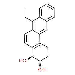 ChemSpider 2D Image | (3S,4S)-7-Ethyl-3,4-dihydro-3,4-tetraphenediol | C20H18O2