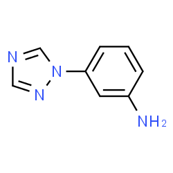 ChemSpider 2D Image | 3-(1,2,4-Triazol-1-yl)aniline | C8H8N4
