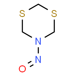 ChemSpider 2D Image | 5-Nitroso-1,3,5-dithiazinane | C3H6N2OS2