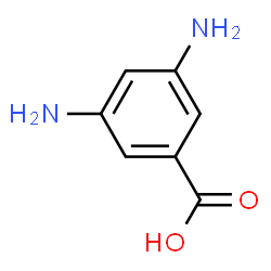 ChemSpider 2D Image | 3,5-Diaminobenzoic acid | C7H8N2O2