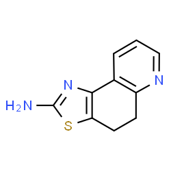 ChemSpider 2D Image | 4,5-dihydrothiazolo(4,5-f)quinolin-2-amine | C10H9N3S