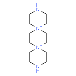ChemSpider 2D Image | 3,12-Diaza-6,9-diazoniadispiro(5.2.5.2)hexadecane | C12H26N4