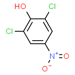 ChemSpider 2D Image | 2,6-Dichloro-4-nitrophenol | C6H3Cl2NO3