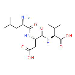ChemSpider 2D Image | L-Leucyl-L-alpha-aspartyl-L-valine | C15H27N3O6