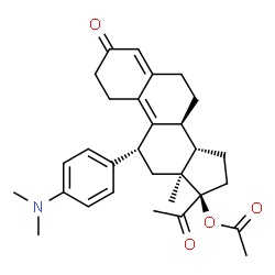 ChemSpider 2D Image | Ulipristal acetate | C30H37NO4