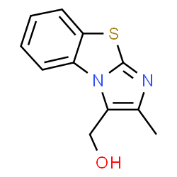 ChemSpider 2D Image | Imidazo(2,1-b)benzothiazole-3-methanol, 2-methyl- | C11H10N2OS