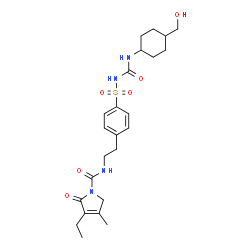 ChemSpider 2D Image | TRANS-HYDROXY GLIMEPIRIDE | C24H34N4O6S