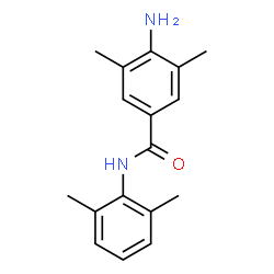 ChemSpider 2D Image | 4-Amino-N-(2,6-dimethylphenyl)-3,5-dimethylbenzamide | C17H20N2O