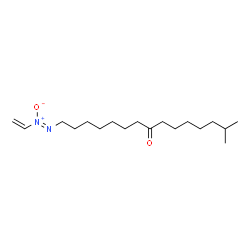 ChemSpider 2D Image | 1-(Ethenyl-ONN-azoxy)-14-methyl-8-pentadecanone | C18H34N2O2