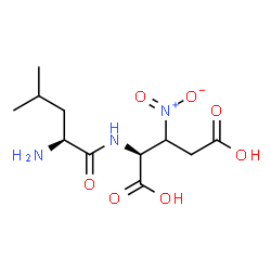 ChemSpider 2D Image | L-Leucyl-3-nitro-L-glutamic acid | C11H19N3O7