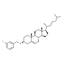 ChemSpider 2D Image | (3beta)-3-[(3-Iodobenzyl)oxy]cholest-5-ene | C34H51IO