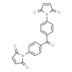 ChemSpider 2D Image | 4,4'-Bis(N-maleimido)benzophenone | C21H12N2O5