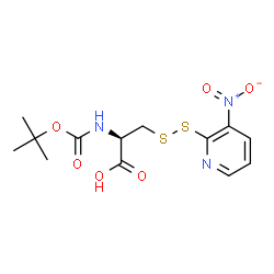 ChemSpider 2D Image | Boc-Cys(Npys)-OH | C13H17N3O6S2