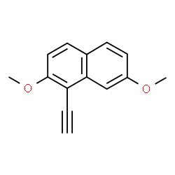 ChemSpider 2D Image | 1-Ethynyl-2,7-dimethoxynaphthalene | C14H12O2