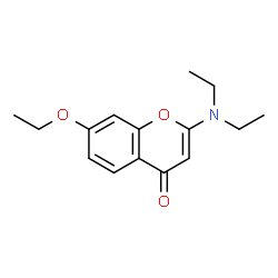 ChemSpider 2D Image | 2-(Diethylamino)-7-ethoxychromone | C15H19NO3