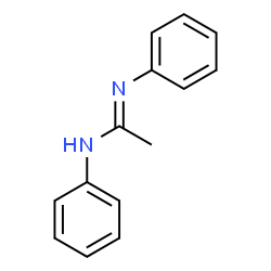 ChemSpider 2D Image | N,N'-di(phenyl)ethanimidamide | C14H14N2