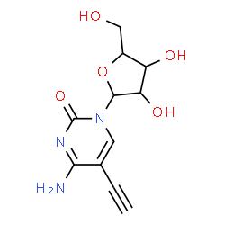 ChemSpider 2D Image | 4-Amino-5-ethynyl-1-pentofuranosyl-2(1H)-pyrimidinone | C11H13N3O5