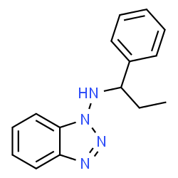 ChemSpider 2D Image | N-(1-Phenylpropyl)-1H-benzotriazol-1-amine | C15H16N4