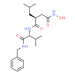 ChemSpider 2D Image | (2S)-N~1~-[(2R)-1-(Benzylamino)-3-methyl-1-oxo-2-butanyl]-N~4~-hydroxy-2-isobutylsuccinamide | C20H31N3O4