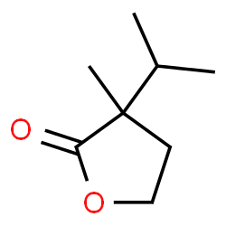 ChemSpider 2D Image | 3-Isopropyl-3-methyldihydro-2(3H)-furanone | C8H14O2
