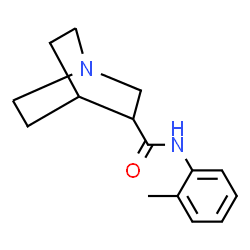 ChemSpider 2D Image | N-(2-Methylphenyl)quinuclidine-3-carboxamide | C15H20N2O